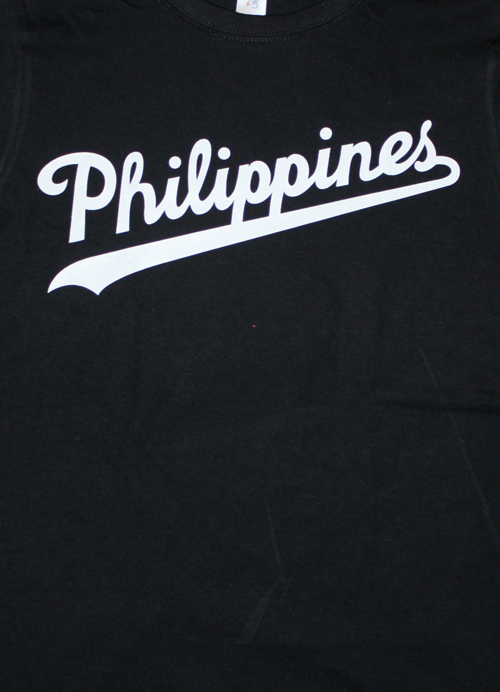 Philippines Script Ladies Shirt by AiReal Apparel in Black